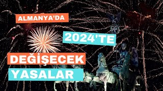 Almanyada 2024te değişecek yasalar [upl. by Euqinobe]