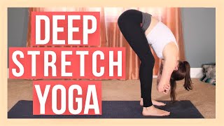 45 min Slow Flow DEEP STRETCH Yoga for Flexibility  STRETCH amp RELAX [upl. by Anahoj]