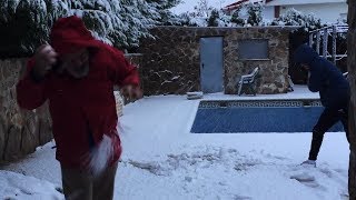 MINIKONG VS GAJUNIOR GUERRA DE NIEVE [upl. by Marinelli]