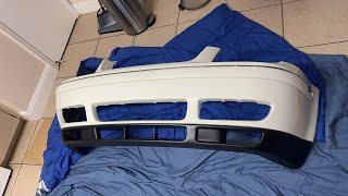 VW BoraJetta GLIGLS MK4 Rieger Tuning front bumper lip [upl. by Jackquelin10]