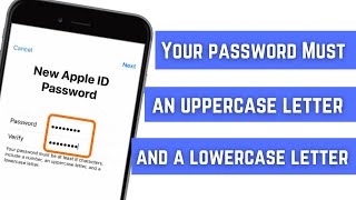 Your Password must include an Uppercase letter and a Lowercase letter  iPhone iPad Fixed 2024 [upl. by Cattan]