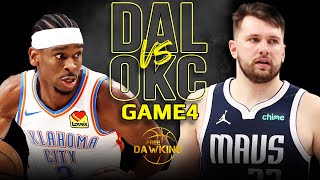 Dallas Mavericks vs OKC Thunder Game 4 Full Highlights  2024 WCSF  FreeDawkins [upl. by Strohben]