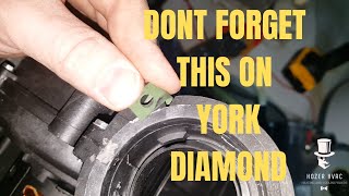 Tech tip for replacing inducer motor on york diamond furnace [upl. by Lotz]