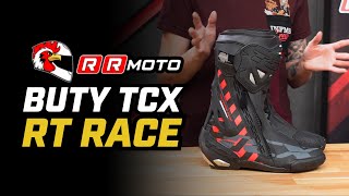 TCX RTRACE  motocyklowe buty sportowe [upl. by Clementina71]