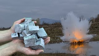 1000g Of Sodium Metal vs Water [upl. by Astrid857]