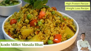 Kodo Millet Recipes  How To Make Millets Masala Rice  Lauki Chutney l Chef Sahajan [upl. by Hannah]