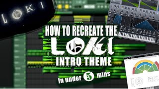 LOKI Opening Theme  Tutorial [upl. by Uos]