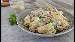 PASTA CON CONDIMENTO PRONTO IN 3 MINUTI ricetta facilissima con pochi ingredienti [upl. by Radbun]