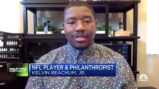 Cardinals Kelvin Beachum on the digital divide and his philanthropic efforts [upl. by Ekeiram769]