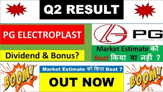 PG ELECTROPLAST Q2 results 2025 😱 PGEL results today 🔥 PG ELECTROPLAST Share News 💵 PGEL latest news [upl. by Constancy833]