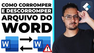 Como corromper e descorromper um arquivo do Word  Repairit [upl. by Yeblehs]