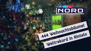 WahsinnsWeihnachtsWeltrekord 444 XmasBäume in einer Wohnung [upl. by Saito]