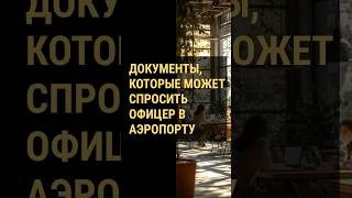 Документы которые может спросить офицер в аэропорту [upl. by Urbannai]