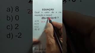 Equações do Primeiro Grau matemática [upl. by Shatzer]