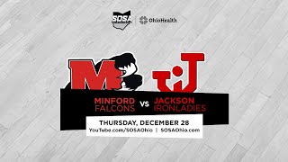 LIVE GIRLS BASKETBALL  Minford Falcons vs Jackson Ironladies [upl. by Lamaaj584]