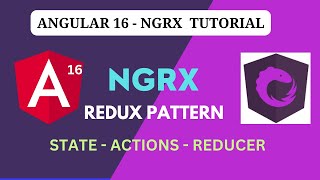 Redux pattern STATE  ACTIONS  REDUCER  overview  Angular 16  NGRX Tutorial [upl. by Galen]