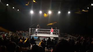 Bret Hart Presents Australian Stampede  Kushida vs Robbie Eagles Entrances [upl. by Shamma196]