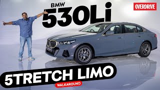 BMW 5 Series LWB 530Li walkaround review  fav business sedan now elongated  odmag [upl. by Eddina955]