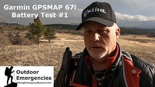 Garmin GPSMAP 67i Battery Test 1 of 5 [upl. by Melissa353]