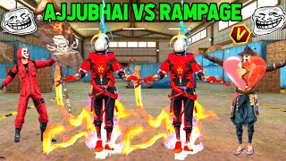 Ajjubhai And Cobra Bundle Vs Rampage New Bundle  No Internet Prank  Garena Free Fire 👿 [upl. by Tiduj]