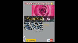 Aspekte neu B2 Arbeitsebuch Audio26K5 F1alearndeutschgermanvideolearningshortdeutschland [upl. by Hgielar]