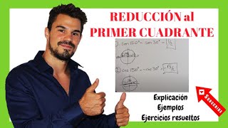 REDUCCIÓN AL PRIMER CUADRANTE  TRIGONOMETRÍA  PROFESOR OAK  EASY STUDY [upl. by Lourdes]