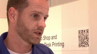 Konica Minolta at drupa 2012  Web Shop and Front Desk Printing [upl. by Nnyleimaj]