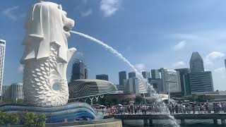 Merlion Park Singapore [upl. by Ramalahs]