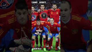 spain 2010 world cup winning squad Where are they now sergio ramos casillas Piqué David Silva [upl. by Acinomal]