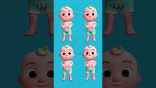 The Belly Button Song REMIX 🎵 123 Learn Different Body Parts shorts cocomelon [upl. by Mauchi]