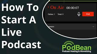 How To Start a Live Podcast [upl. by Nirad]