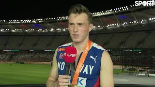 Karsten Warholm wins Gold in the World 400m Hurdles AGAIN [upl. by Bettine613]