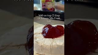 Baked Brie topped with Kissan Mixed Fruit Jam  Thanksgiving special 🇨🇦 [upl. by Kennedy]