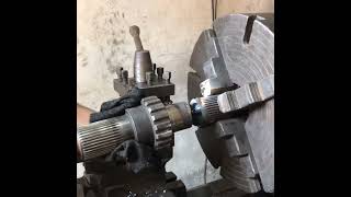 How to rebuild broken input shaft of gearbox with amazing technique [upl. by Ajtak612]