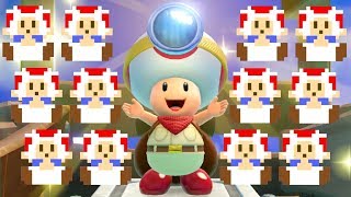 Captain Toad Treasure Tracker  All Bosses  Cutscenes No Damage [upl. by Carrnan]