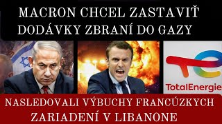 MACRON PO VÝBUCHU USTÚPIL quotIzrael je naďalej náš priateľquotTVOTV [upl. by Juno]