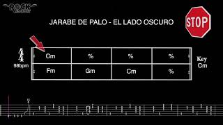 JARABE DE PALO  El lado oscuro CHORD PROGRESSION  GUITAR TAB [upl. by Dniren]