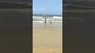 goa dabolim beach beautiful morning tides travel tour trip happy family time aug 2024😊 [upl. by Sauder]