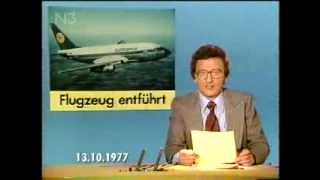 tagesschau 13 Oktober 1977  Entführung der Landshut [upl. by Yzdnil]