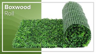 Artificial Boxwood Roll  Premium Hedge Mats Easy To Create DIY Professional Results [upl. by Jacobs]