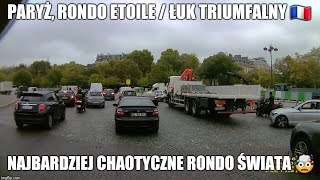 chaotyczne francuskie ronda 🇫🇷  Etoile  Łuk Triumfalny  wszystko tu jest na styk [upl. by Gates]