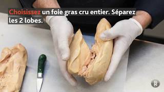 Technique pour préparer son foie gras maison [upl. by Arotak]