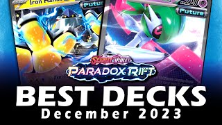 Top 10 Pokémon TCG Meta Decks Paradox Rift Dec 2023 [upl. by Qiratla]