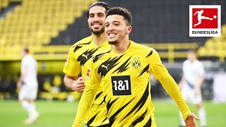 Jadon Sanchos Star Performance With Goal amp Assist In Borussia Dortmund Win [upl. by Ateekram]