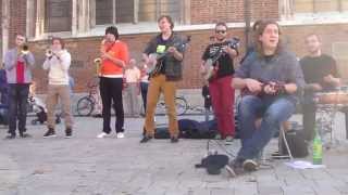 Krakow Street Band  Speedy Gonzalez 22102013 [upl. by Nolyaw597]