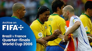 FULL MATCH Brazil vs France 2006 FIFA World Cup [upl. by Unhsiv277]