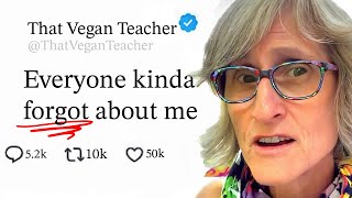 That Vegan Teacher is LOSING 100000s of views How [upl. by Percival337]