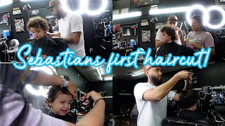 OUR TODDLER GETS HIS FIRST HAIRCUT SUCCESS [upl. by Rolf]