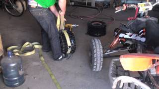 ATV Tire Change [upl. by Inerney]