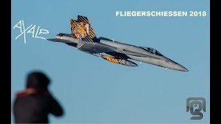 FLIEGERSCHIESSEN AXALP 2018 WILDGÄRST OVER HEAD INSANITY  SWISSPOWERJET [upl. by Inesita]